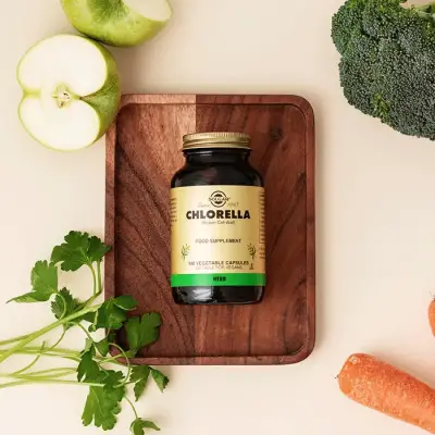 Solgar Chlorella 100 Vegetable Capsules - 2