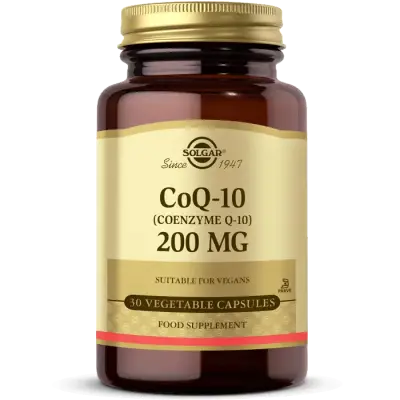 Solgar Coenzyme Q-10 200 mg 30 Vegetable Capsules - 1