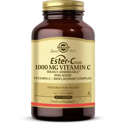 Solgar Ester-C Plus 1000 mg 90 Tablets - 1