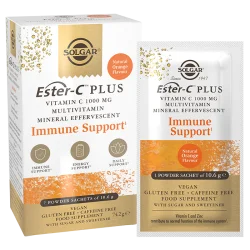 Solgar Ester-C Plus Vitamin C 1000 mg Multivitamin – Mineral Effervescent 7 Powder Sachets - 1