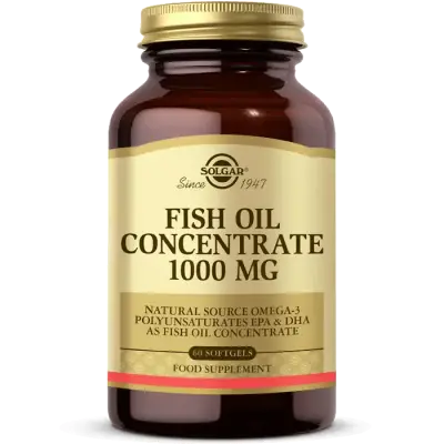 Solgar Fish Oil Concentrate 1000 mg 60 Softgels - 1
