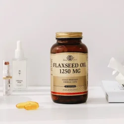 Solgar Flaxseed Oil 1250 mg 100 Softgels - 2