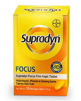 Supradyn Energy Focus 30 Film Kaplı Tablet - 1
