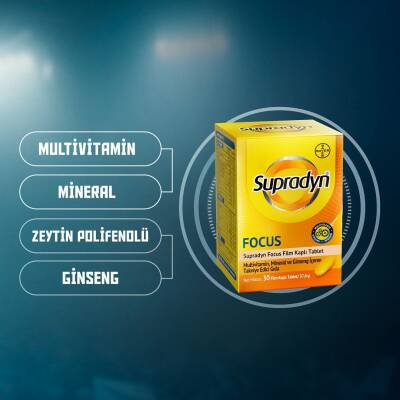 Supradyn Energy Focus 30 Film Kaplı Tablet - 2