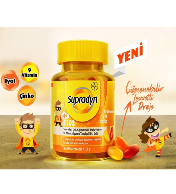 Supradyn Kids Çiğnenebilir Form 60 Tablet - 2