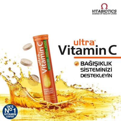 Ultra Vitamin C Fizz 20 Efervesan Tablet - 4