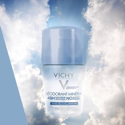 Vichy Deodorant Mineral Aluminium Free Roll-On 48H 50 ml - 2