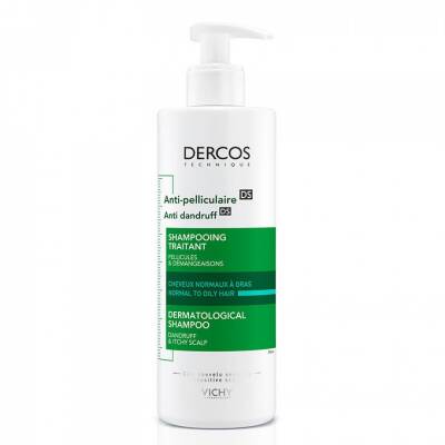 Vichy Dercos Anti-Dandruff DS Shampoo For Normal to Oily Hair 390 ml - 1
