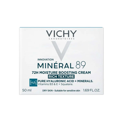 Vichy Mineral 89 72H Moisture Boosting Cream Rich Texture 50 ml - 2