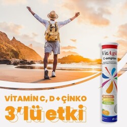 VitAgil C-omplex 20 Efervesan Tablet - 3