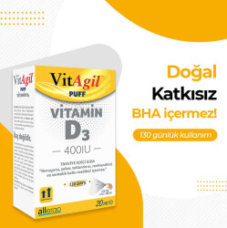 VitAgil Puff Vitamin D3 400 IU 20 ml - 2