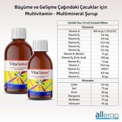 VitaSanol Multivitamin Multimineral Şurup 150 ml - 3