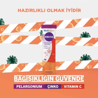 Wellcare Immune 15 Efervesan Tablet - 2
