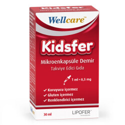 Wellcare Kidsfer Mikroenkapsüle Demir Damla 30 ml - WELLCARE