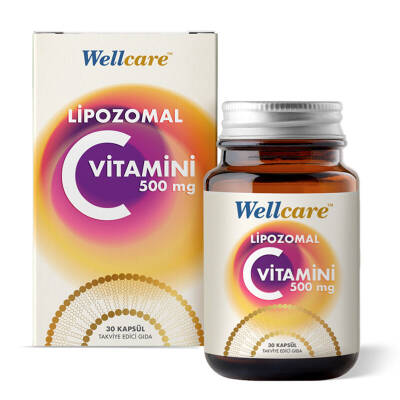 Wellcare Liposomal Vitamin C 500 mg 30 Kapsül - 1