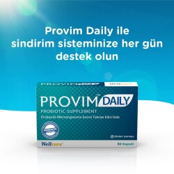 Wellcare Provim Daily Probiotic Supplement 30 Kapsül - 4
