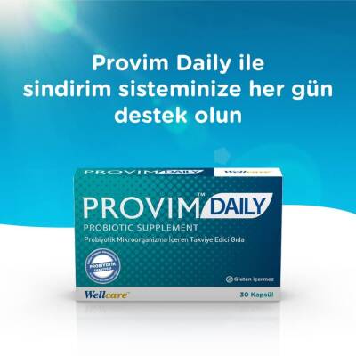 Wellcare Provim Daily Probiotic Supplement 30 Kapsül - 4