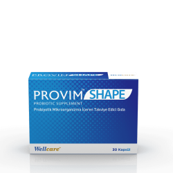 Wellcare Provim Shape Probiotic Supplement 30 Kapsül - WELLCARE
