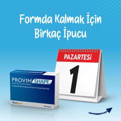 Wellcare Provim Shape Probiotic Supplement 30 Kapsül - 3