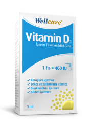 Wellcare Vitamin D3 400 IU Oral Sprey 5 ml - WELLCARE
