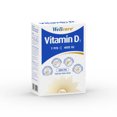 Wellcare Vitamin D3 400 IU Oral Sprey 5 ml - 2