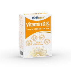 Wellcare Vitamin D3+K2 Oral Sprey 12 ml - WELLCARE