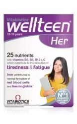 Wellteen Her 13-19 years 30 Tablets - VITABIOTICS