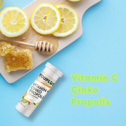 YouPlus Vitamin C Çinko Propolis 20 Efervesan Tablet - 4